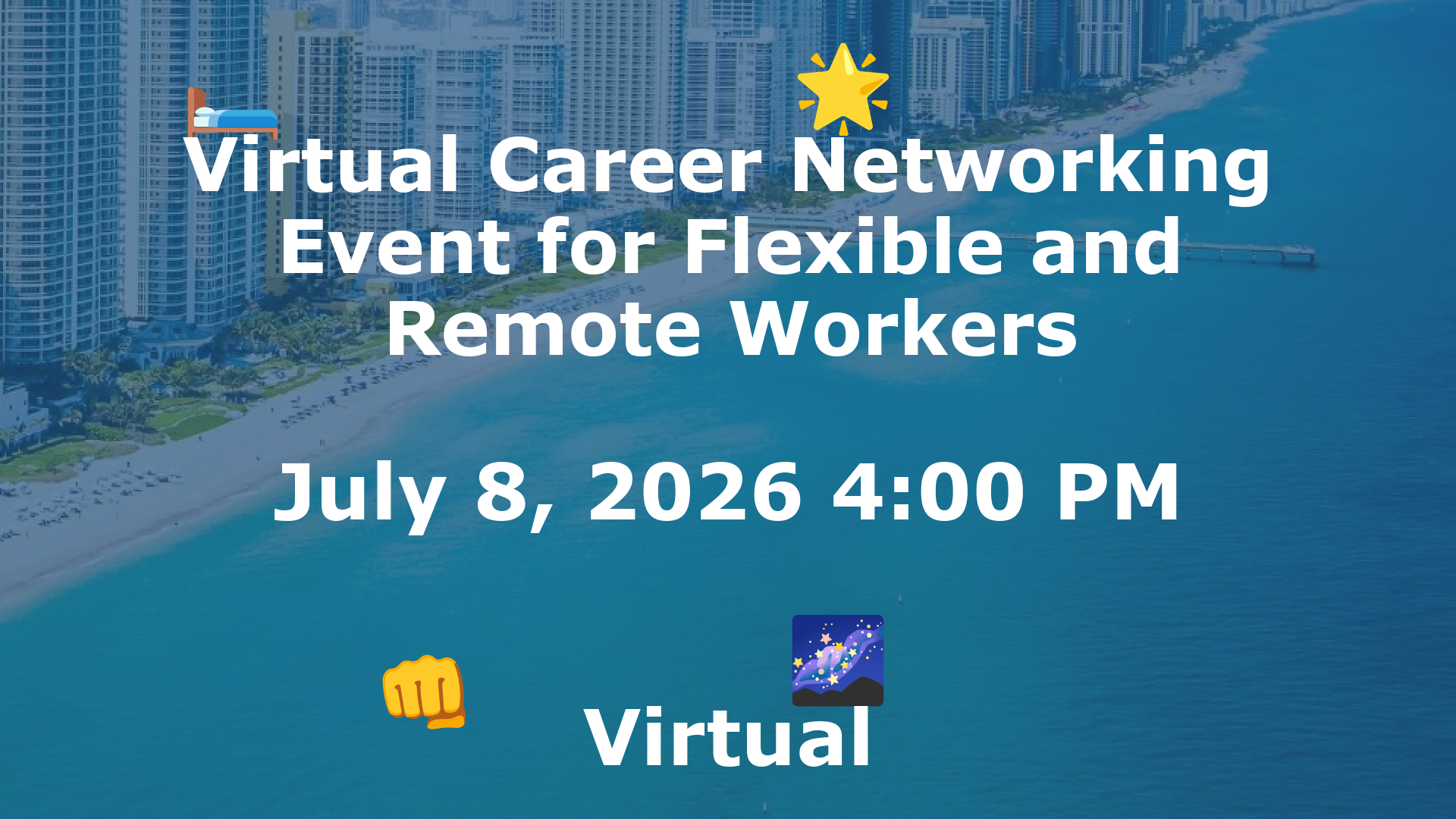 Virtual Career Networking Event for Flexible and Remote Workers event image